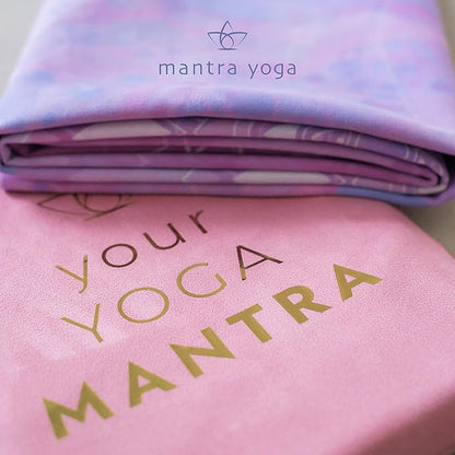 Mantra Yoga Travel PRO 1.5mm - Foldable Fitness & Exercise Mat with Bag | Lightweight, Compact & Eco-Friendly | Non-Slip & Washable | For All Types of Yoga | 72" L x 24" W | 2.6 lbs