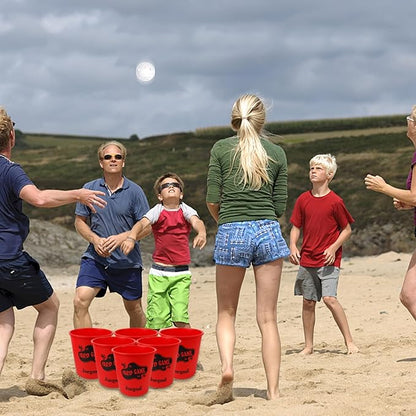 Juegoal Outdoor Giant Yard Pong Game Set Outdoor Toss Game Throwing Game for Beach, Camping, Lawn and Backyard