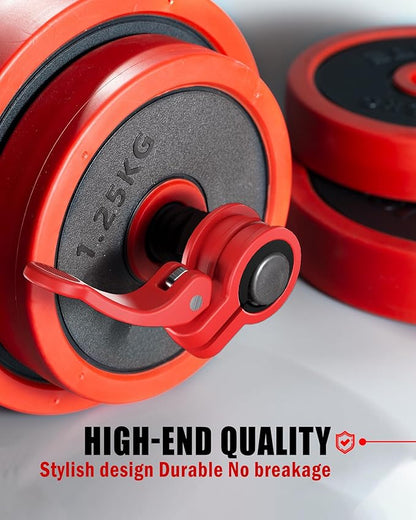 Narrow Barbell Clips 2.5cm Width for Olympic Bars, 0.9-1.18inch Adjustable Weight Clamps, Quick Release Locking Collars for Weightlifting