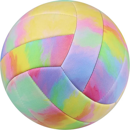 Volleyball Size 5 - Premium PU Leather, Ultra-Durable Soft to The Touch for Youth, Adults, Ideal for Indoor, Outdoor, Beach Sports Training