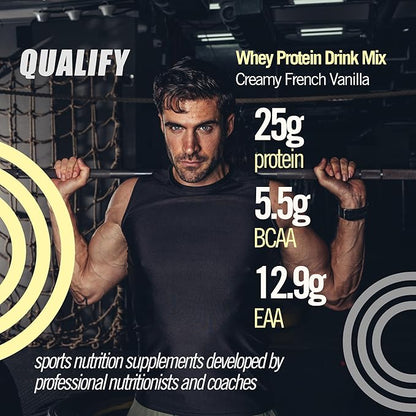 French Vanilla Whey Protein Powder. 25g Protein, 5.5g BCAA, Cholov Yisroel Kosher, Gluten-Free, Sugar-Free, Keto-Friendly, Smooth Mixing Post-Workout Protein Shake Powder, 26.4oz (23 Servings)
