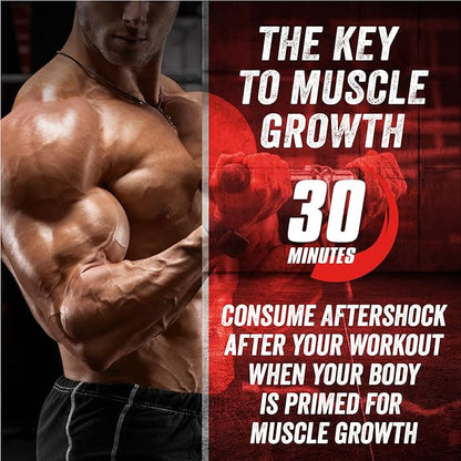 Myogenix Aftershock Post Workout ??Muscle Growth Whey Protein Powder ??Speeds Up Muscle Growth and Recovery ??Supports Joint Health and Replenishes Glycogen ??Fruit Punch, 3 lbs