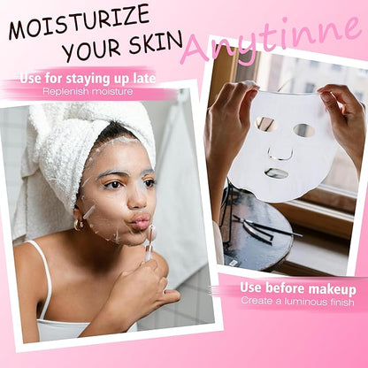 40 Pack Collagen Face Masks Skincare Bulk for All Skin Types,Hydrating Spa Face Mask for Sensitive Skin, Facial Mask Sets For Women Skin Care,Face Mask Sheet Gifts Set for Teen Girls