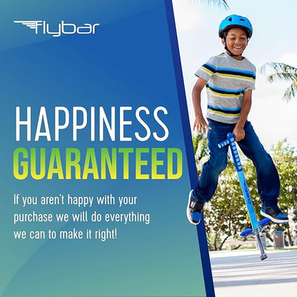 Flybar Maverick Pogo Stick for Kids Ages 5+, 40 to 80 Pounds, Perfect for Beginners, Easy Grip Handles, Anti-Slip Pegs, Outdoor Jumper Toys for Boys & Girls, Outside Toys for Kids