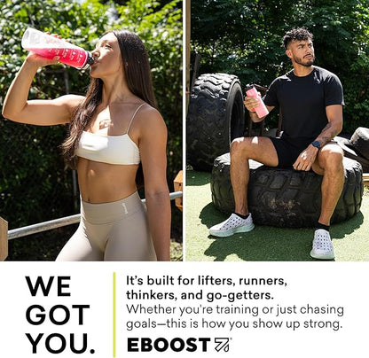 EBOOST POW Natural Pre Workout Powder ??20 Servings - Tropical Punch - A Pre Workout Supplement for Performance, Joint Mobility Support, Energy, Focus - Men & Women - Non-GMO, Gluten-Free, No Creatine