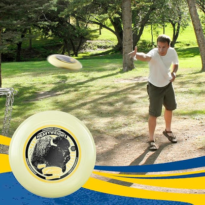 Wham-O Frisbee Heavyweight 200g, 11 Inch Flying Disc, Long Distance, Durable and Stable Sports Disc for Outdoor Activities and Family Fun