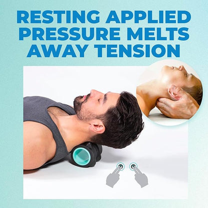 Chirp RPM Mini + XR 4" Wheel Bundle - Rolling Percussive Massager and Foam Roller Wheel, Supports Deep Tissue Massage and Neck Pain Relief