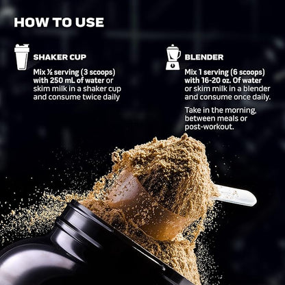 Muscletech High-Protein Mass Gainer (Triple Chocolate Brownie, 6LB) - Mass Tech Extreme 2000 Mass Gainer Protein Powder Supplement - Weight Gainer for Increase Muscle, Enhanced Recovery & Strength