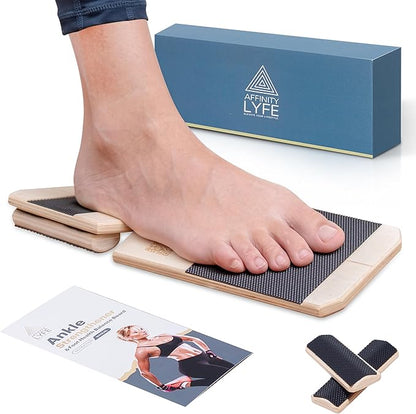 Balance Board ??Foot & Ankle Strengthener | Plantar Fasciitis Relief, Achilles Tendonitis & Sprained Ankle Recovery | Single Leg Stability Training & Physical Therapy