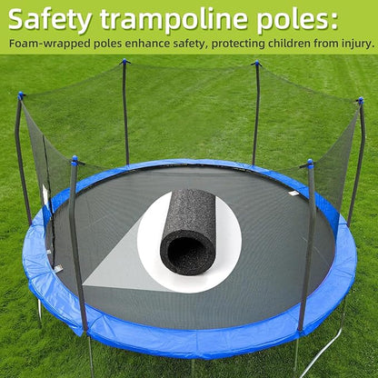 Trampoline Poles Replacement for Skywalker Or Jumpzylla,Galvanized Trampoline Enclosure Pole for Skywalker or Jumpzylla,Replace Parts#4201 4202 4135 OR for Jumpzylla 8ft 10ft&12ft 14ft