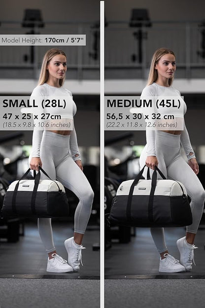 Fitgriff® Gym Bag V2 for Men and Women with Shoe & Wet Compartment - Duffle Bag for Travel, Sports, Fitness and Workout