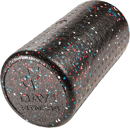 High-Density Round Foam Rollers - 4 Size and 8 Color Options - Massage Rollers for Stretching, Deep Tissue and Myofascial Release