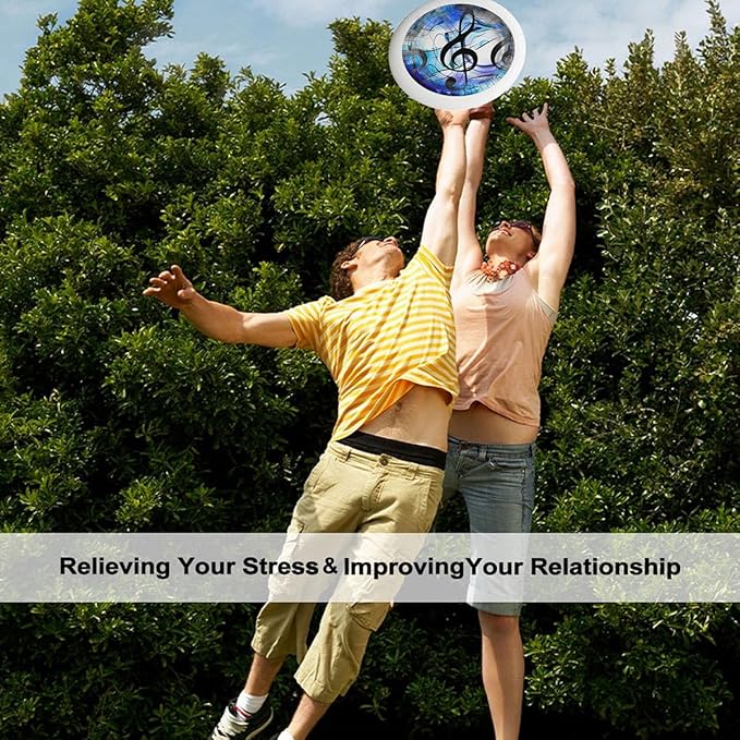 Rainbow Flower Outdoor Flying Disc Abstract Colorful Floral Ultimate Disc 175g for Boys Girls Men Women Birthday Christmas