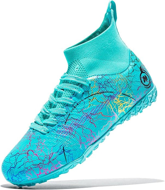 Boy Soccer Cleats Big Kids Soccer Shoes Professional Soccer Cleats Shoes,Unisex Soccer Sneakers for