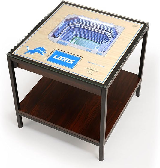 YouTheFan NFL 25-Layer StadiumViews Lighted End Table