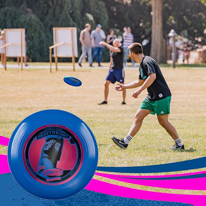 Wham-O Frisbee Heavyweight 200g, 11 Inch Flying Disc, Long Distance, Durable and Stable Sports Disc for Outdoor Activities and Family Fun