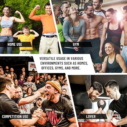 INNOLIFE Arm Wrestling Battle Table with Wrist Rope, Arm Strength Training Equipment Competition Training Arm Wrestling Table for Use in Home Gym, Blue