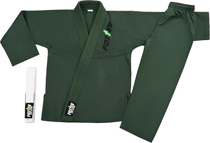 Kids Brazilian Jiu Jitsu Gi For Kids BJJ Gi Youth Grappling Kimonos Preshrunk Lightweight Martial Arts Uniform