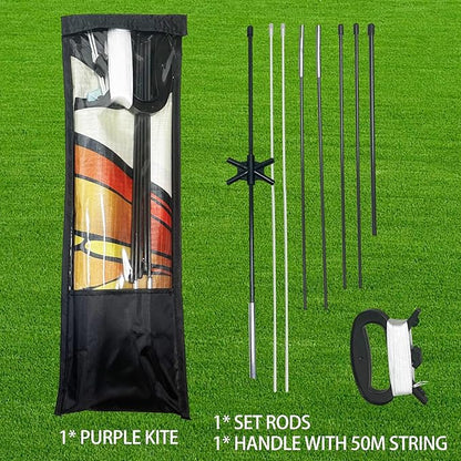 Colorful Butterfly Kites for Kids & Adults, Big Kids Kite Easy to Fly, Beach Kites for Adults, Perfect Family Kite for Parks and Outdoor Activities, 300ft String Handle Included