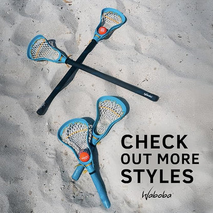 Waboba Mini Water Lacrosse Set Fun for Beach Games & Pool Games - Comes with a Original Water Bouncing Ball - Compact Size for Travel