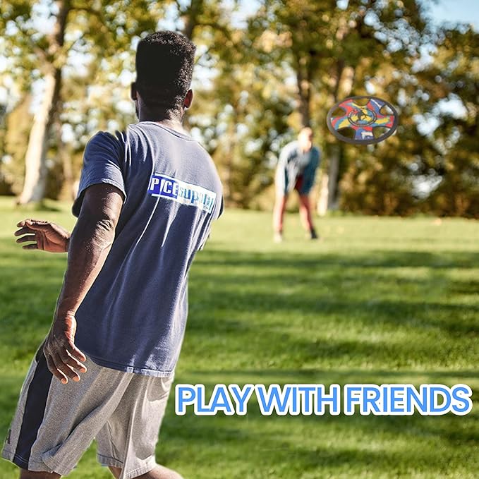 Outdoor Two Soft Frisbee Throwing Disc, Flying Disc, Flying Saucer for Man and Woman in Yard, Beach, Lawn, Camping, Pool (Hurricane+ Inkjet)