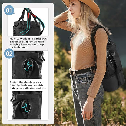 Gym Bag for Men Women, Tactical Travel Duffel bag with Removable Dividers & Shoe Compartment, Weekender Carry on Bag with Toiletry Bag, Overnight Range Bag for Workout Soccer Yoga Gym