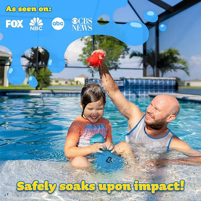 Beach Games Flying Disc Pool Toy: 2 Pack Water Discs for Kids - Soaks The Target On Impact - Best Outdoor Swimming Pool Toys for Kids - Fun Beach Games & Soft Toy Water Toys Ages 4-8 8-12 +