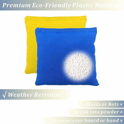 Cornhole Bags Set of 8 Regulation Professional Corn Hole Bean Bags Weather Resistant for Tossing Adults Yard Game
