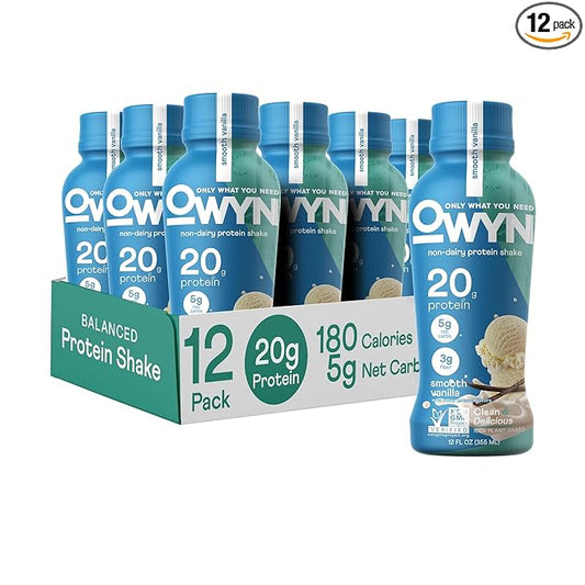 OWYN Only What You Need Plant Based Protein Shake, 20g Vegan Protein from Organic Pumpkin seed
