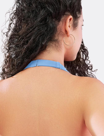 VOYJOY Sports Bras for Women Basic Wireless Bra Crop Workout Yoga Bra Sexy Tank Top