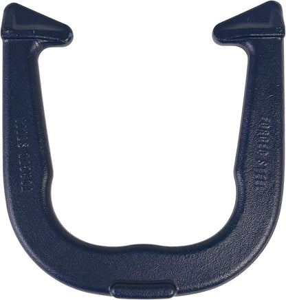 Triumph Forged and Steel Horseshoe Set Complete with 4 Horseshoes, 2 Stakes - Patriotic or Blue and Grey Colors - Perfect Addition for Parties and Outdoor Gatherings