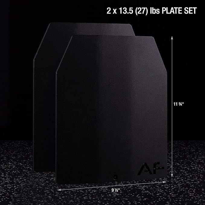 Weight Vest Plates for Tactical Weighted Vests ??WODs, Workout, Strength and Endurance Training, Running ??3D Curved Ergonomic Design ??Available 7LB/11LB/17LB/27LB