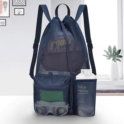 Mildbeer Large Drawstring Backpack for Men Women Athletic Gym Sports Workout Beach Swimming Commuting Travel