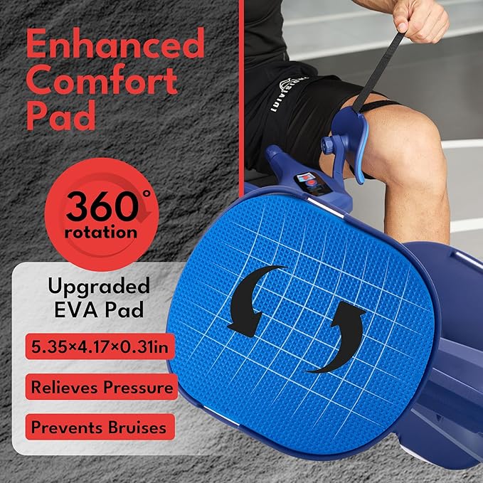 Thigh Master, 0–132lbs Adjustable Resistance, 3-in-1 Pelvic Floor Exercise Devices, Inner Thigh Exerciser, Kegel Exercise for Men & Women, Home Gym Fitness