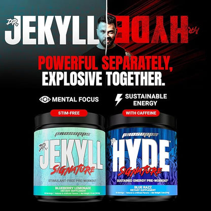 PROSUPPS Mr. Hyde Xtreme Pre Workout Powder with Creatine, Beta Alanine & Caffeine ??Extreme Energy, Pumps, Focus & Performance - Fitness & Gym Supplements for Men & Women (Watermelon, 30 Servings)