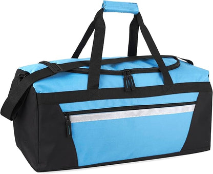 40 Liter, 22 Inch Reflective Duffle Bag with Shoulder Strap for Men, Women, Travel