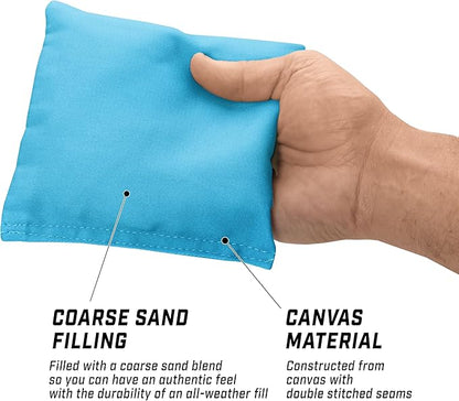 GoSports Classic Cornhole Bean Bags Set of 4-16 Colors Available - Regulation All Weather, Mix and Match