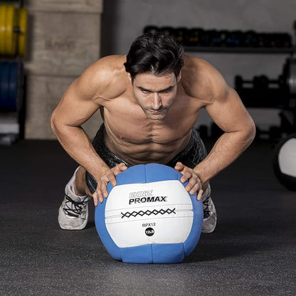 Champion Sports RPX16 Rhino Promax Slam Balls, 16 lb, Soft Shell with Non-Slip Grip, Medicine Wall Exercise Ball for Weightlifting, Plyometrics, Cross Training, & Home Gym Fitness