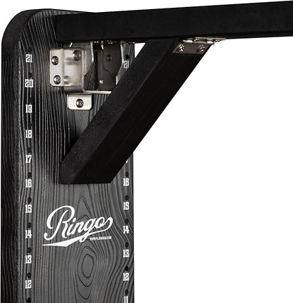 Ringo Outdoor Premium Hook and Ring Game. Fully Assembled and Mounts in 90 Seconds, Lifetime Warrantee. Made for Outdoors!