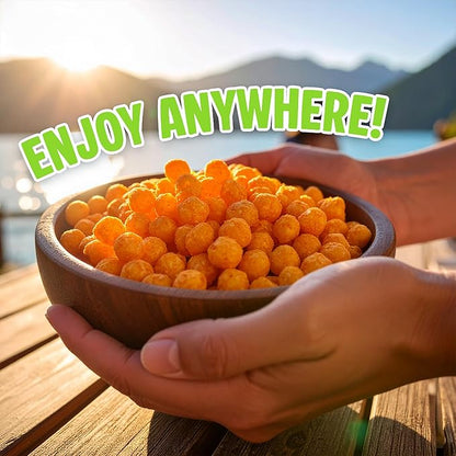 Twin Peaks Low Carb, Keto Friendly Protein Puffs, (Jalapeno Cheddar, 2.1 Ounce), 2 Servings, 3 Pack (60g, 42g Protein, 4g Carbs)