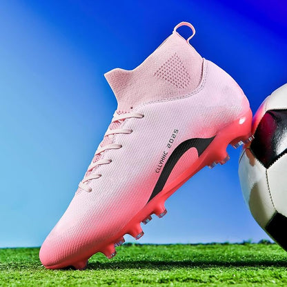 Mens Soccer Shoes Womens Indoor Outdoor Football Cleats Unisex Baseball Turf Shoe Youth Rugby Adult AG FG TF Football Boots Wide Training Sneaker