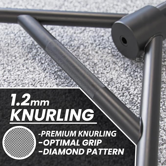 Synergee 20kg and 25kg Chrome or Black Olympic Hex Barbell Trap Bar with Rotating, Flat or Raised Handles for Squats, Deadlifts, Shrugs.