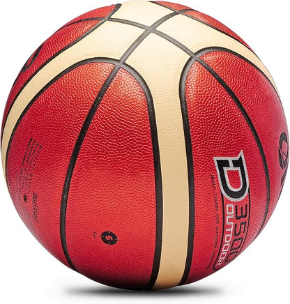 Training Soft Touch Rubber and Faux Leather Fighting Basketball, High Bounce Indoor Outdoor Basketball Gift