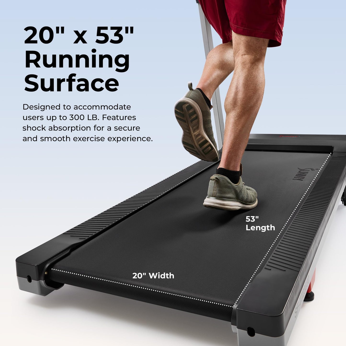 Sunny Health & Fitness Auto Incline Treadmill, Fully Assembled Walking Pad