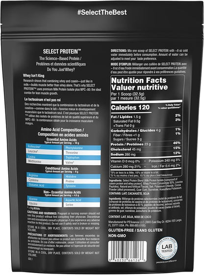 PEScience Select Protein Powder, Whey and Casein Blend, Clean Protein Powder for Women and Men, Low Calorie, Low Carb, Keto Friendly, Gluten Free - Chocolate Peanut Butter Cup - 5 Servings
