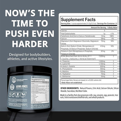 Granite Essential Amino Acids Powder for Muscle Recovery and Growth with 10g EAAs and 7g BCAAs - Soy-Free, Gluten-Free, 448g (30 Servings), Orange Creamsicle Flavor