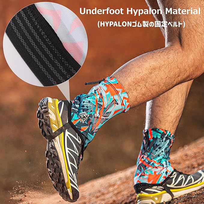 Azarxis Trail Gaiters Low Ankle Gators Shoes Boots Cover Breathable & Sand Protection for Men Women Running Triathlon Marathon Cycling Hiking Long Distance Backpacking Ourdoor Sports