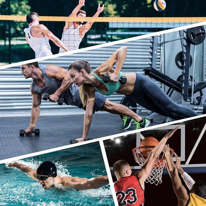 4 Rolls Kinesiology Tape, 4in x 5.5yd Extra Wide Breathable Muscle Support Adhesive Sport Tape for Knee Pain Relief, Latex Free Cotton Elastic Uncut Strips for Joints, Back, Ankle, Shoulder, Wrist