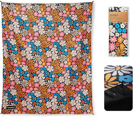 Nomadix Festival Blanket - Perfect for Picnics, Camping, & Lawn Seating - Plush Top & Water