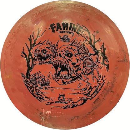 DOOMSDAY DISCS Famine Long Distance Driver | Excellent Flight for All Disc Golf Players | Long-Lasting Plastic